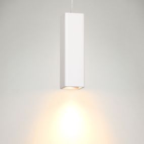 Lucide Gipsy - hanglamp - 7 x 7 x 130 cm - wit