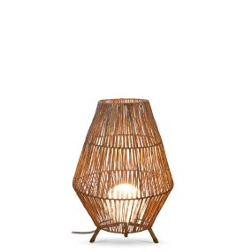 New Garden Sisine - buiten vloerlamp - Ø48 x 72 cm - 5W dimbare LED incl. - IP65 - bruin