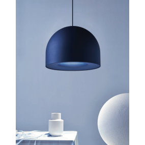 VK Lighting Koula - hanglamp - Ø 50 x 175 cm - blauw