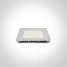 ONE Light Square Recessed Panels - inbouw plafondverlichting - 173 x 173 mm, 155 x 155 mm inbouwmaat - 16W LED incl. - wit - CCT
