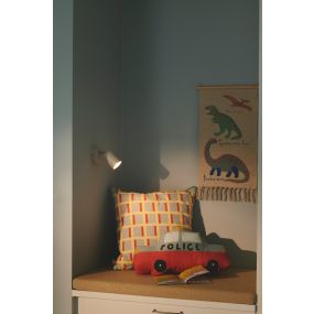 Nordlux Explore - wandlamp met schakelaar -  Ø 8 x 14,5 cm - blauw