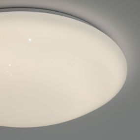 Nova Luce Asterion - plafondverlichting - Ø 41 x 9,5 cm - 24W dimbare LED incl. - Tuya - wit