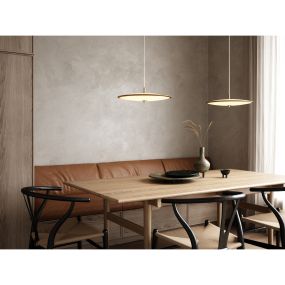 Design for the People Blanche 32 - hanglamp - Ø 42 x 314,5 cm - 23W dimbare LED incl. - messing