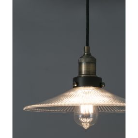 Faro Halita - hanglamp - Ø 30 x 190 cm - oud goud