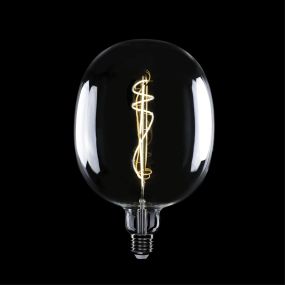 Creative Cables LED lamp Ellipse - Ø 17 x 26,4 cm - E27 - 10W dimbaar - 2700K - transparant