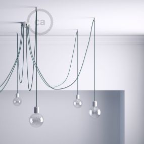 Creative Cables - decentralisatiepunt - Ø 2 x 4 cm - wit