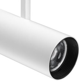 Nova Luce Track - 3-fase railsysteem - Ø 9,3 x 27 cm - 30W LED incl. - wit - witte lichtkleur