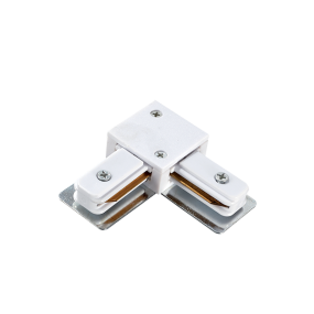 Elmark rail accessoires - L connector - 1 fase railsysteem - wit