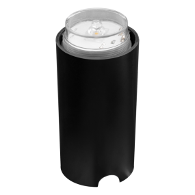 Century Italia Argo - grondspot met 4 vensters - Ø5,8 x 6,5 cm - 0,75W LED incl. - 3000K - IP67 - grijs