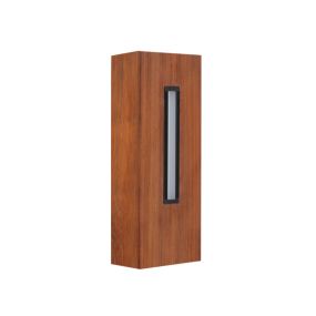 Lichtkoning Padoek Line XS - tuinpaal - 4 x 8,8 x 20 cm + 15 cm voet - 1W dimbare LED incl.  - IP65 - padoek