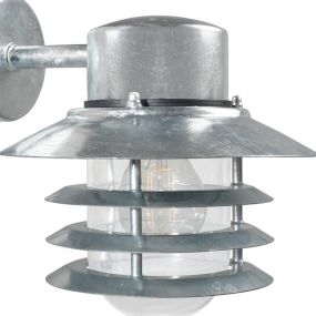 Nordlux Vejers Down - buiten wandverlichting - 22 x 23 cm - IP54 - gegalvaniseerd staal