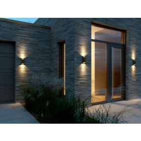 Nordlux Nico - buiten wandlamp - 8 x 8 x 23,5 cm - IP54 - roest