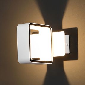 Maxlight Tokyo - wandverlichting - 12 x 14 x 7 cm - 4,5W LED incl. - wit