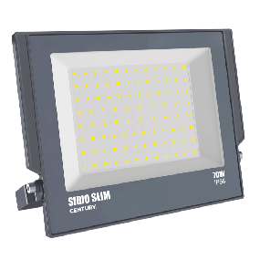 Century Italia Sirio Slim - verstraler - 27 x 2,9 x 23 cm - 70W LED incl. - IP66 - grijs
