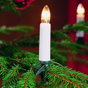Konstsmide kerstverlichting - kaarsen set - 825 cm - 16 stuks - wit