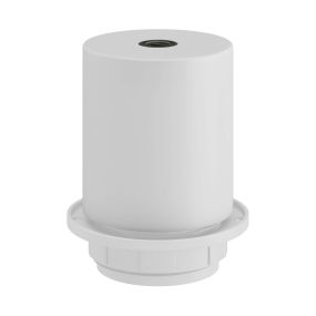 Creative Cables - E27 fitting met kabelklem  - Ø 5,6 x 5,1 cm - wit