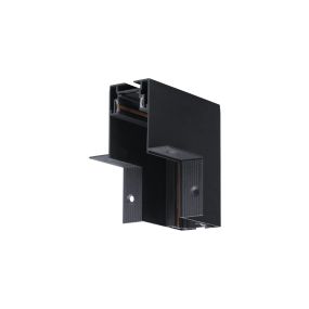 Nova Luce Buxton - V-connector voor magnetische rails inbouw- 10 x 10 x 6,1 cm - zand zwart