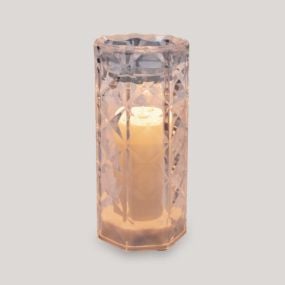 New Garden Jack 20 Lux - oplaadbare tafellamp - Ø 9,4 x 20 cm - 1W LED incl. - IP54 - transparant