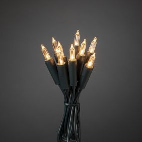 Konstsmide kerstverlichting - Mini LED licht set - 435cm - 20 stuks - donkergroen