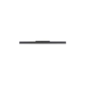 Nova Luce Buxton L - armatuur voor magnetisch railsysteem - 79,9 x 3,5 x 5 cm - 45W dimbare LED incl. - zandzwart