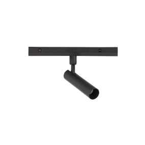 Nova Luce Buxton L - spot voor magnetisch railsysteem - 24,5 x 3,2 x 19,6 cm - 10W dimbare LED incl. - zandzwart