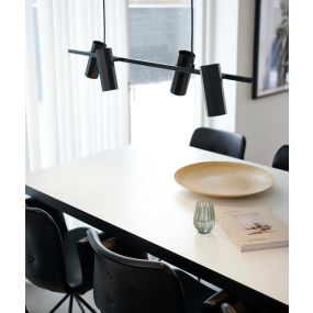 Nordlux Alanis - hanglamp - 15 x 90 x 200 - zwart