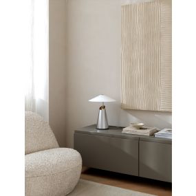 Design For The People Taido - tafellamp - Ø 32 x 38 cm - chroom