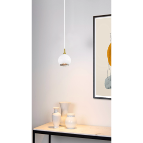 Lucide Favori - hanglamp - Ø 10 x 120 cm - wit
