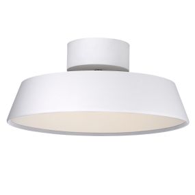 Design for the People Kaito 2 Dim - plafondverlichting - Ø 30 x 12,8 cm - 10,5W dimbare LED incl. - wit