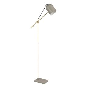 Searchlight Odyssey - vloerlamp - 59 x 149 cm - grijs en goud