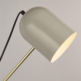 Searchlight Odyssey - vloerlamp - 59 x 149 cm - grijs en goud