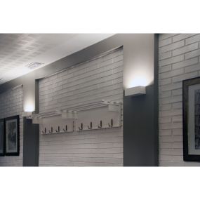 Faro Eaco - wandverlichting - 21,8 x 7,5 x 7,5 cm - mat wit