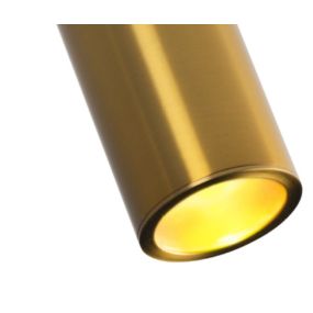Maxlight Varsovia - plafond/wandverlichting - 11 x 8 x 16 cm - messing