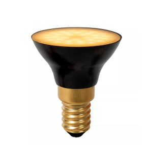 Lucide G45 LED spot - Ø 4,3 x 5 cm - E14 - 3 StepDim - 2700K - zwart