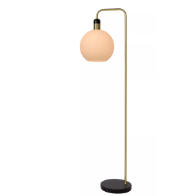 Lucide Julius - staanlamp - Ø 47 x 158 cm - opaal