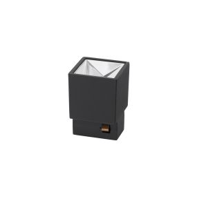 Nova Luce Buxton L - magnetisch railsysteem armatuur - 3,6 x 3,6 x 5,1 - 2,5W LED incl. - zwart