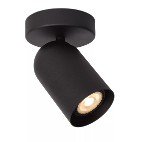Lucide Punch - opbouwspot - Ø 10 x 14 cm - zwart