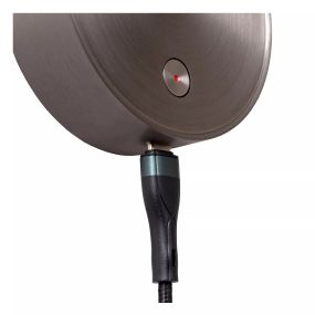 Lucide Asja -  oplaadbare wandlamp - Ø 8,5 x 42,1 cm - 3W dimbare LED incl. - zwart en grijs