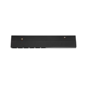 Nova Luce Ultra Slim - rail armatuur - 18 x 3,4 cm - 6W DALI dimbare LED incl. - warm witte lichtkleur - zwart