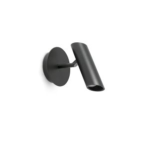 Faro Leo - opbouwspot - Ø 10 x 16 cm - 7W LED incl. - mat zwart