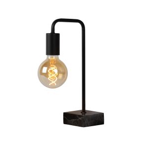 Lucide Lorin - tafellamp - 35cm - zwart