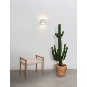 Nova Luce Chez - buiten wandverlichting - 17 x 14 cm - 2 x 5W LED incl. - IP54 - wit