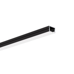 Klus Siler - ledprofiel - 1,6 x 1,2 cm - zwart