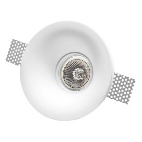 Nova Luce Cosimo - inbouwspot - Ø 120 mm, Ø 125 mm inbouwmaat - wit gips