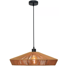 Lucide Yunkai - hanglamp - Ø 50 x 145 cm - rotan