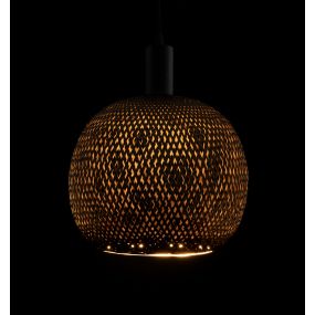 Segula Floating Bamboo LED Oval - Ø 30 cm - E27 - 6W dimbaar - 2200K - brons