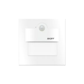 Skoff Tango LED - inbouw wandverlichting met bewegingsmelder - 73 x 73 mm - 230V - wit - 3000K
