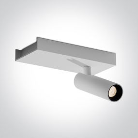 ONE Light Wall & Ceiling LED - opbouwspot 1L - 15 x 7 x 10 cm - 5W LED incl. - wit