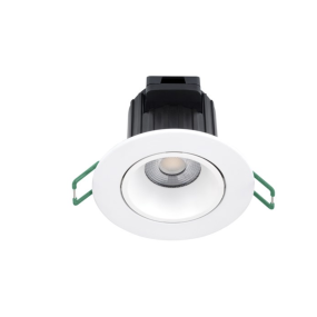 Sylvania Start Spot - inbouwspot - Ø 86 mm, Ø 72 mm  inbouwmaat - 9W dimbare LED incl. - IP44 - 2700K - wit