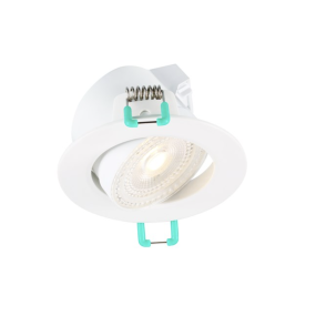 Sylvania Start Eco Spot - inbouwspot - Ø 87 mm, 74 mm inbouwmaat - 5W LED incl. - IP44 - wit